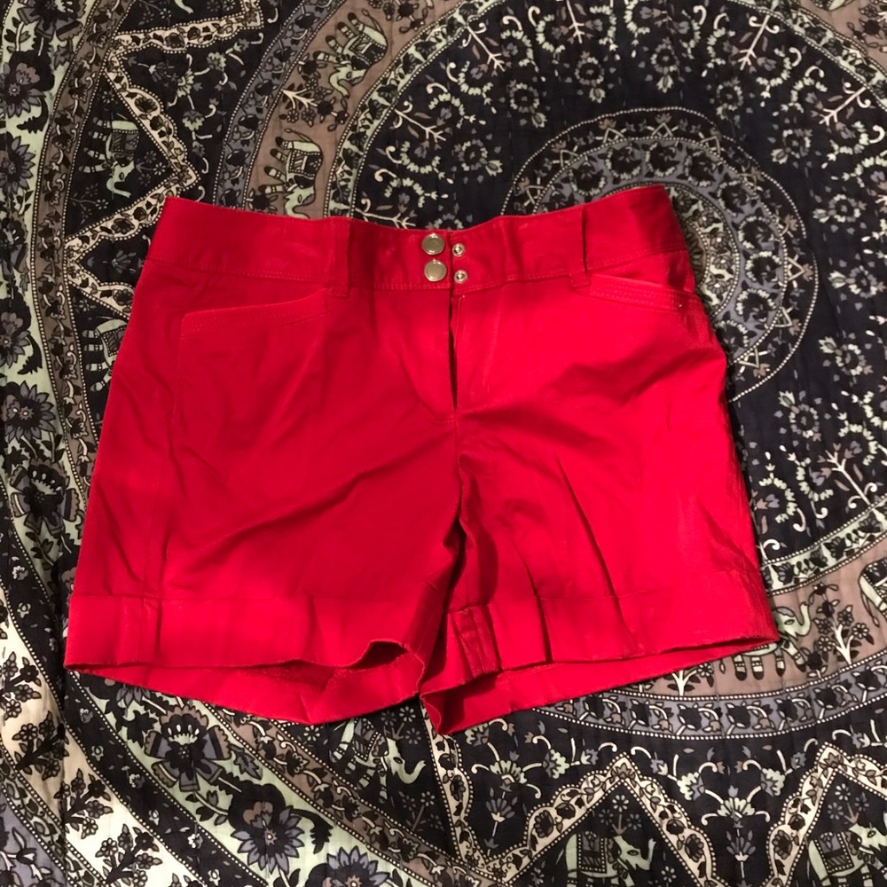 Red shorts